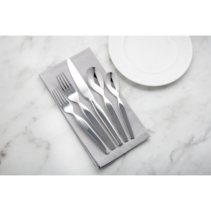 Kitchinox Stainless Steel Flatware Set Service for 8 & Reviews